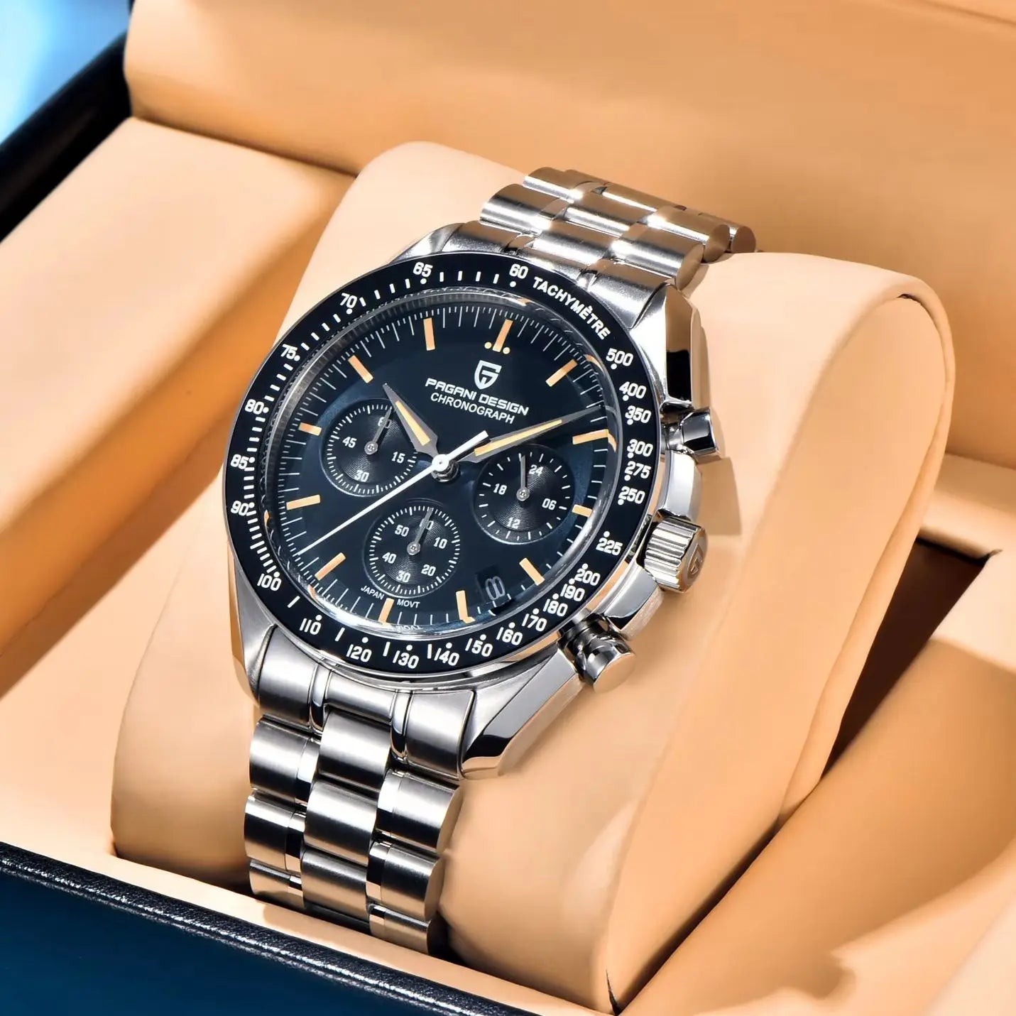 PAGANI DESIGN PD1701 Tribute to CK2998 Moon Watch Retro Quartz Watch For Men AR Sapphire crystal Sport Chronograph Man 2026 New