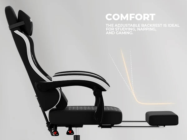 Gaming Chair High Back Ergonomic Computer Chair With Footrest Reclining Adult Comfortable Office Chair ﻿