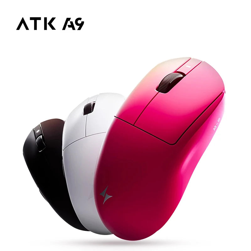 ATK Dragonfly A9 Ultra Wireless Gaming Mouse PAW3950 Ultra Lightweight Tri-mode Ergonomic E-sports Gamer FPS Mice A9 SE Plus