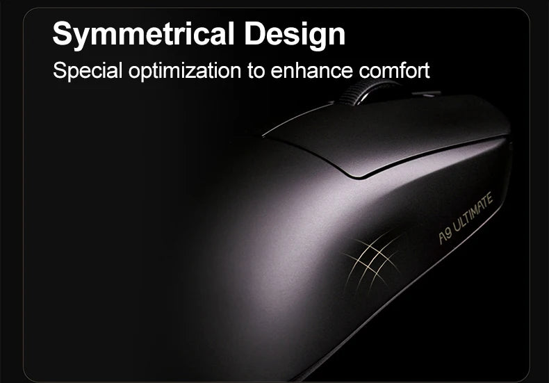 Mouse da gaming wireless ATK Dragonfly A9 Ultimate A9 Air PAW3950 ultraleggero ergonomico per e-sport FPS Gamer CSGO A9 Ultra