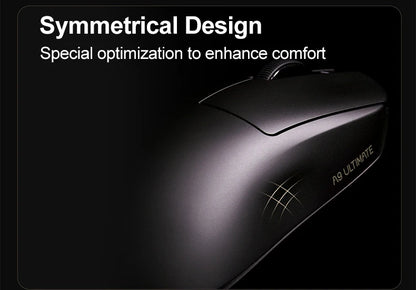 Mouse da gaming wireless ATK Dragonfly A9 Ultimate A9 Air PAW3950 ultraleggero ergonomico per e-sport FPS Gamer CSGO A9 Ultra