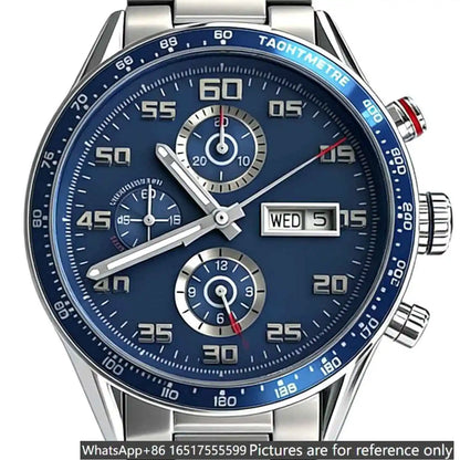 43mm Luxusuhr für Herren aus 904L-Stahl mit Quarzwerk – exquisite Tradition und handwerkliche Exzellenz
