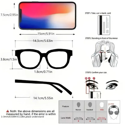 1 buc. Ochelari retro unisex Y2K ultra-ușori, potriviți pentru uz zilnic, petreceri și cadouri pentru începerea anului școlar.