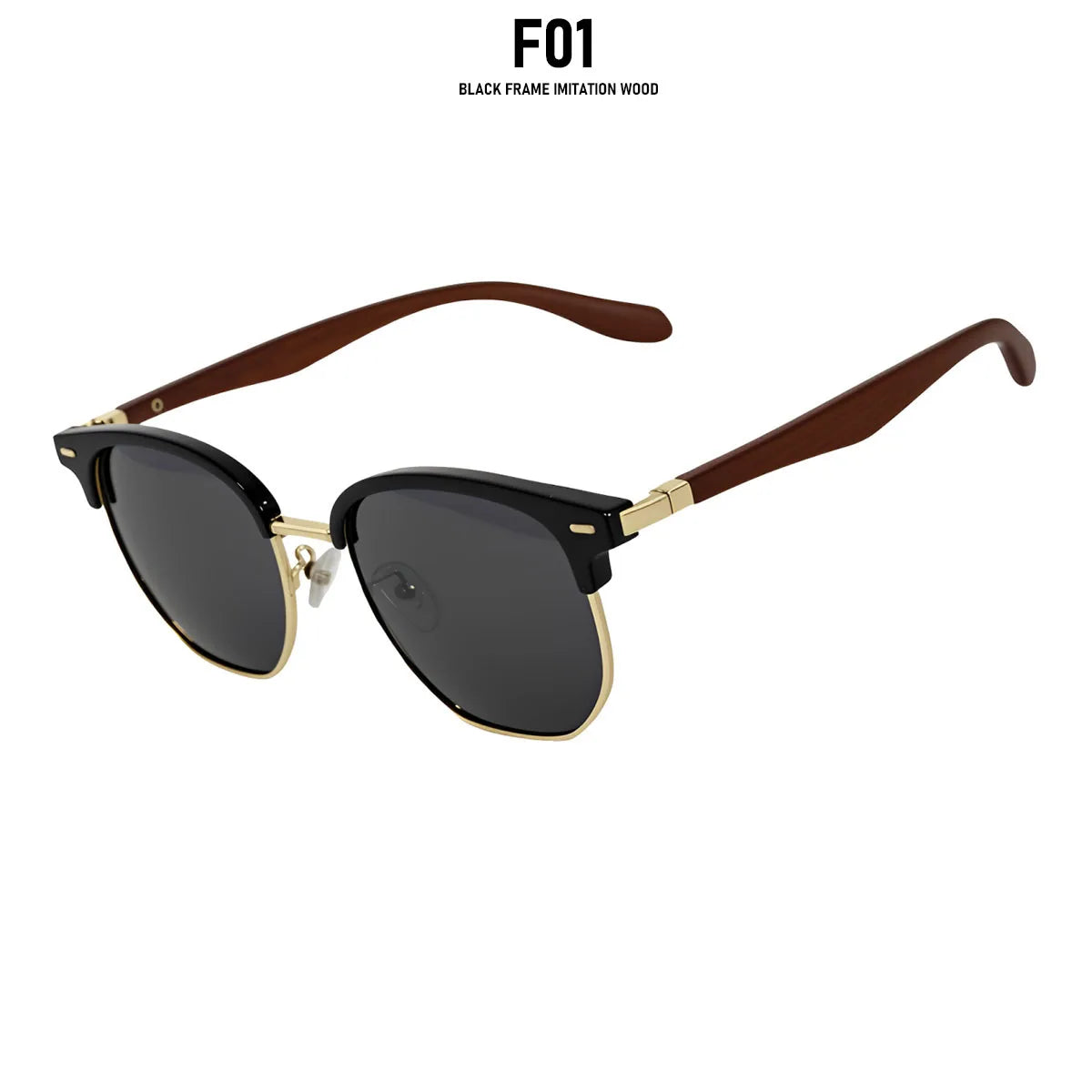 Ochelari de soare polarizați pentru bărbați, lentile semi-fără ramă, ochelari de soare vintage retro pentru femei, ochelari de soare la modă pentru vacanță, Gafas De Sol Hombre
