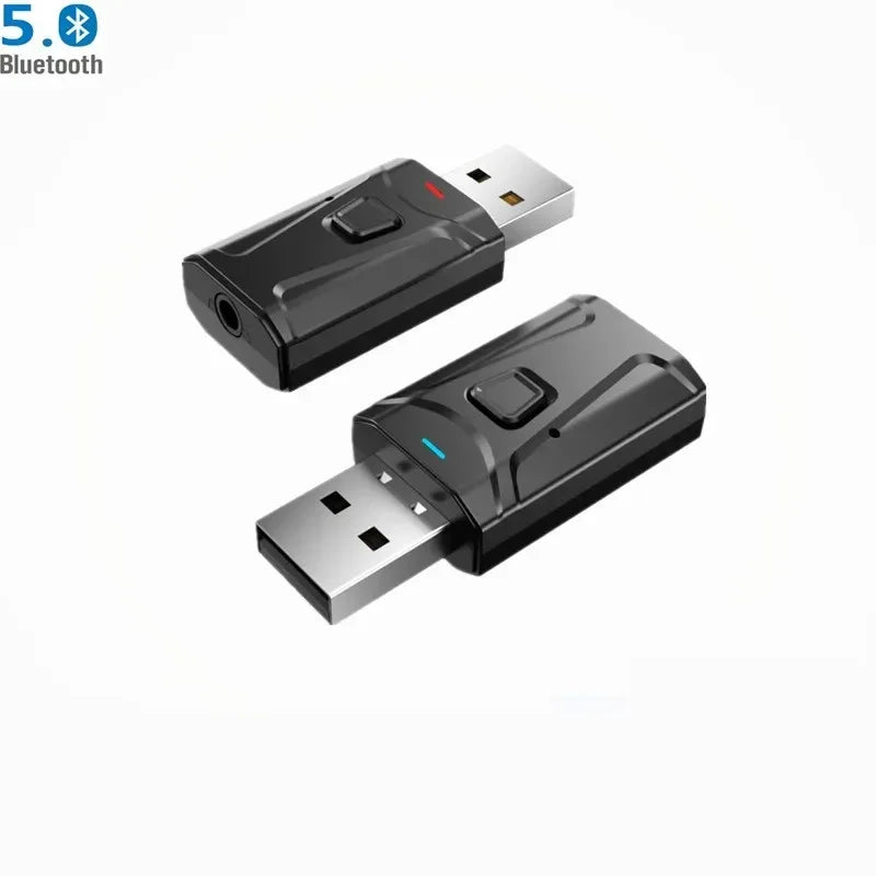 Wireless TV Headphones Bluetooth 5.0 USB Adaptor Stereo Headset Foldable Helmet Earbuds with Mic for Samsung TV PC Music