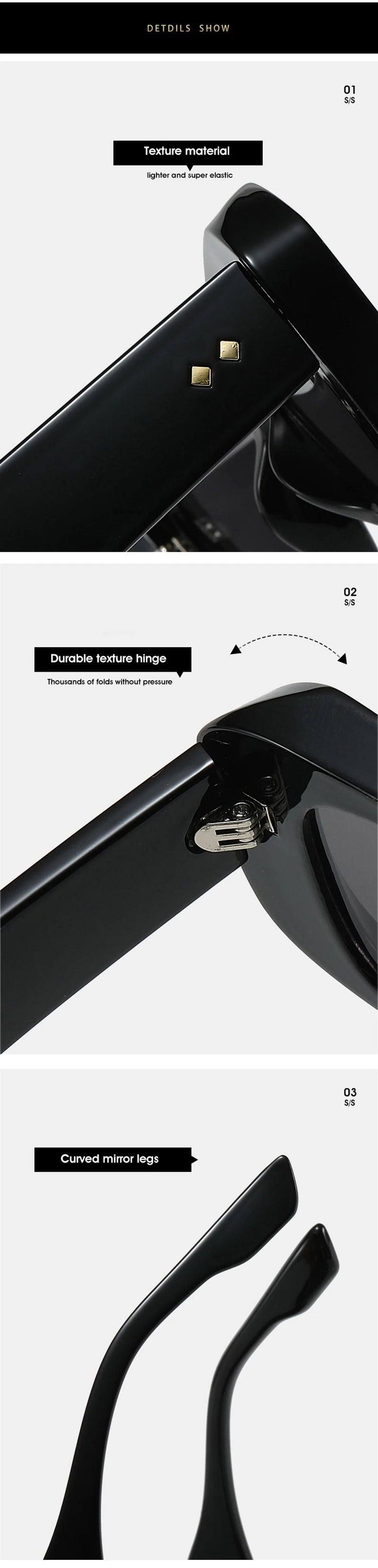 Ochelari de soare retro pătrați SHAUNA pentru femei, cu nituri, nuanțe degradate, protecție UV400, pentru bărbați, verzi și roz