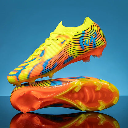 New Men Soccer Shoes Hot-selling Sneakers Grass Cleats High-quality Football Boots Non-Slip Boys Match Outdoor High-top Light
