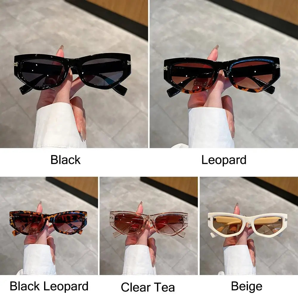 Vintage Cat Eye Sunglasses Men Women New in Fashion Irregular Gradient Eyewear Shades Luxury Brand Designer Sun Glassses 2025