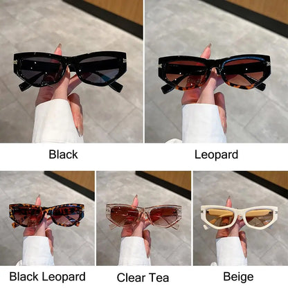 Vintage Cat Eye Sunglasses Men Women New in Fashion Irregular Gradient Eyewear Shades Luxury Brand Designer Sun Glassses 2025