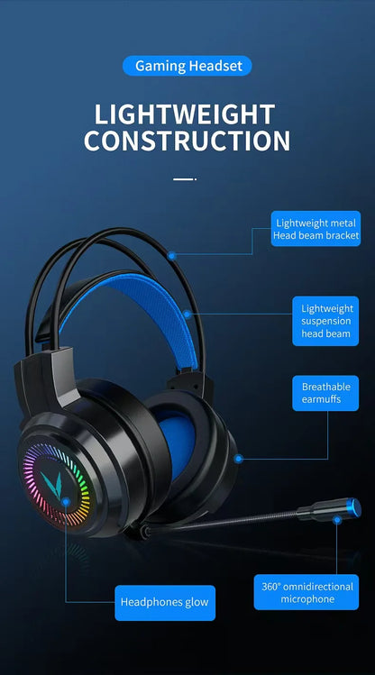 G58 Gaming Headset Wired 7.1 Channel PUBG Headset for Computer Laptop