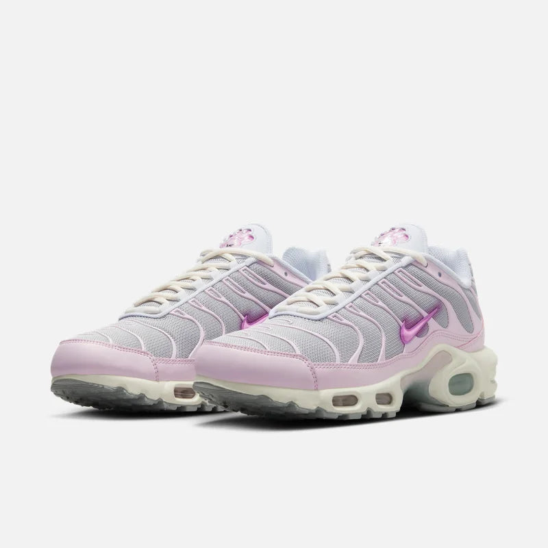 Nike Claw Print Limited Edition Full-Length Air Cushion Cushioning Training Women's Running Shoes New Air Max Plus High Grip Comfortable Fitness Sports Running Shoes Pink Series Fresh and Eye-Catching Fashionable Shopping Cas