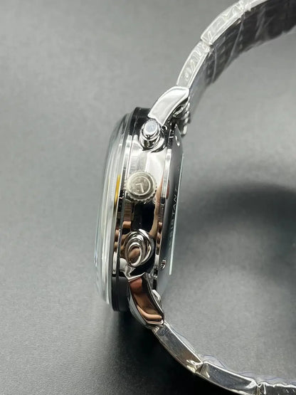 Luxuriöse Automatikuhr für Herren, mechanisch, selbstaufziehend, Business-Armbanduhr aus Edelstahl mit Leuchtanzeige, Relojes Para Hombre 2020
