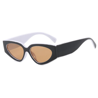 Ochelari de soare negri cu rame groase, model „Cat Eye”, pentru femei – ochelari de soare vintage la modă, ochelari clasici pentru doamne