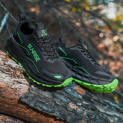 Unisex Running Shoes, Mesh Breathable Anti-Slip Lightweight Casual Sports Sneakers, Grip Comfortable Outdoor Trainer Footwear