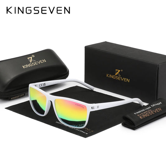KINGSEVEN New Polarized Sunglasses Women Driving Classic Square Frame Sun Glasses sunglasses for Men Outdoor Travel 755