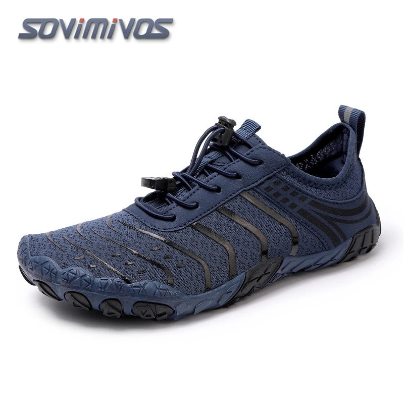 Water Shoes for Men Barefoot Beach Shoes Breathable Sport Shoes Quick Dry River White Sea Aqua Sneakers Soft Beach Sneakers