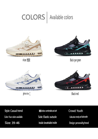 Zapatillas de running para hombre de primavera y verano, calzado de senderismo para exteriores, zapatillas de trail resistentes al desgaste con cierre BOA, transpirables, de estilo deportivo y casual