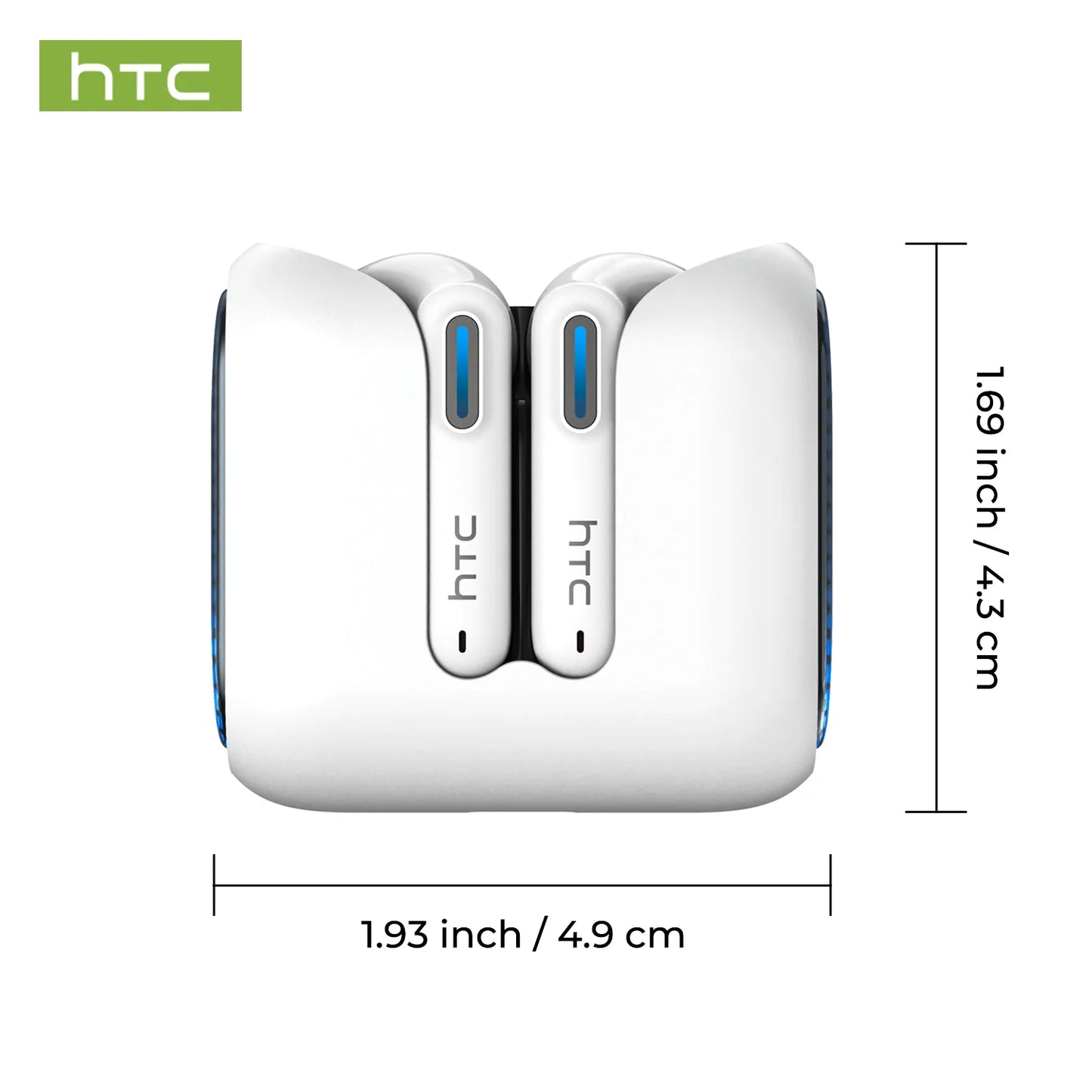 HTC NE49 6.0 True Wireless Earbuds Gaming HiFi Deep Bass Lightweight Cool Design IPX5 Waterproof Choice
