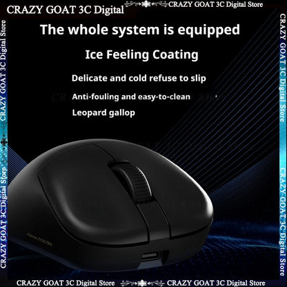 Rato Gaming Sem Fios ATK Z1 Pro Max Ultra com Pé Personalizado, PAW3950 Ultra Smart Speed Wireless, Taxa de Polling 8k e Baixa Latência de 0.39ms