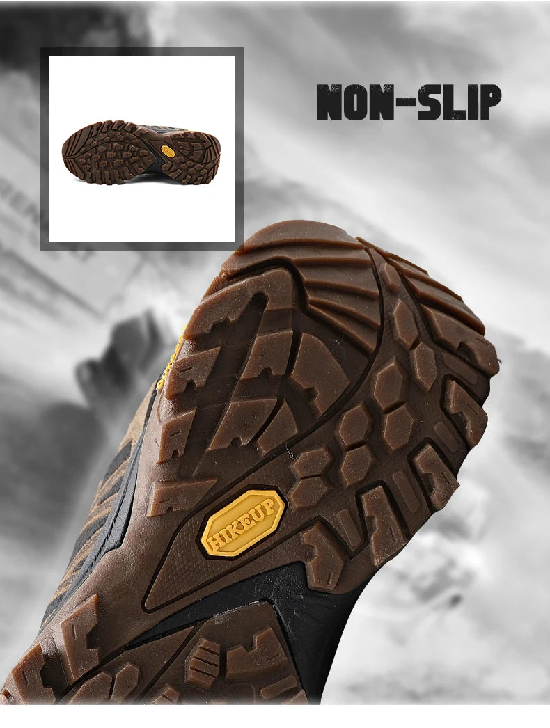 HIKEUP modne outdoor cipele za planinarenje, muške sportske ležerne čizme za planinsko pješačenje i kampiranje, neklizajuće tenisice za muškarce otporne na habanje
