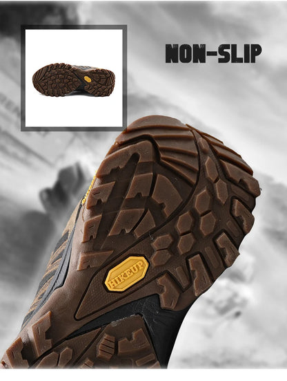 HIKEUP modne outdoor cipele za planinarenje, muške sportske ležerne čizme za planinsko pješačenje i kampiranje, neklizajuće tenisice za muškarce otporne na habanje