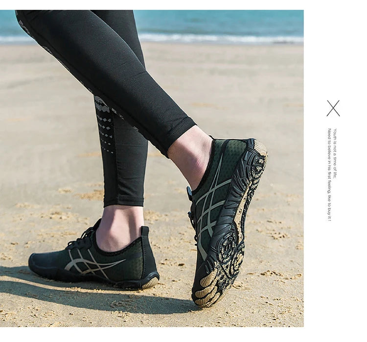 Aqua Shoes Herr Vattenskor Barfota strandskor Unisex Snabbtorkande utomhusskor Träningsskor Gymskor Sneakers Storlek 35–46