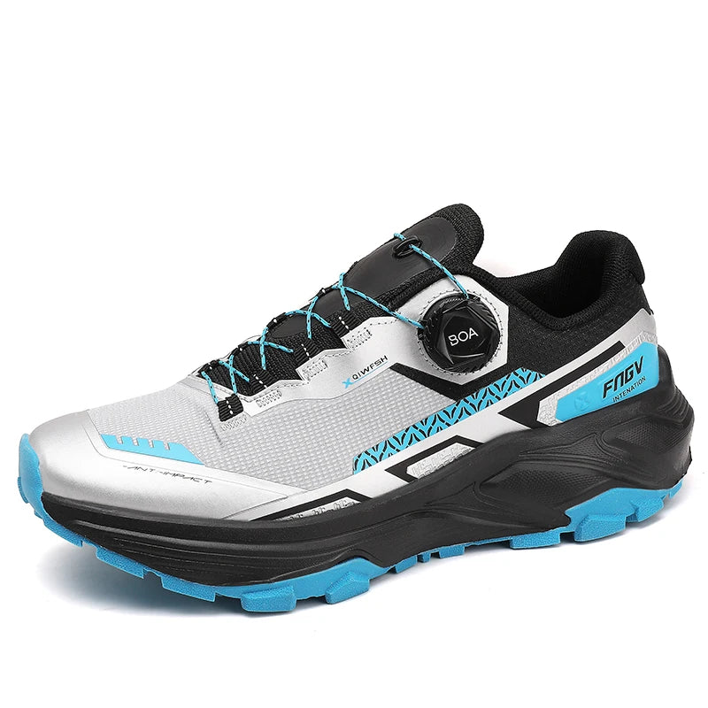 Men's Running Shoes Outdoor Mesh Breathable Mountain Off-Road Climbing Shoes Wear-Resistant Cozy Fashion Sneakers for Men