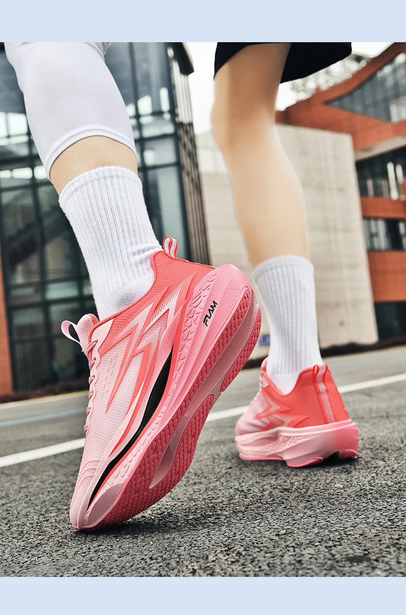 Running Shoes Carbon Plate Specialty Marathon Men's Sports Breathable Lightweight Women's Comfortable Athletic Non-slip Sneakers