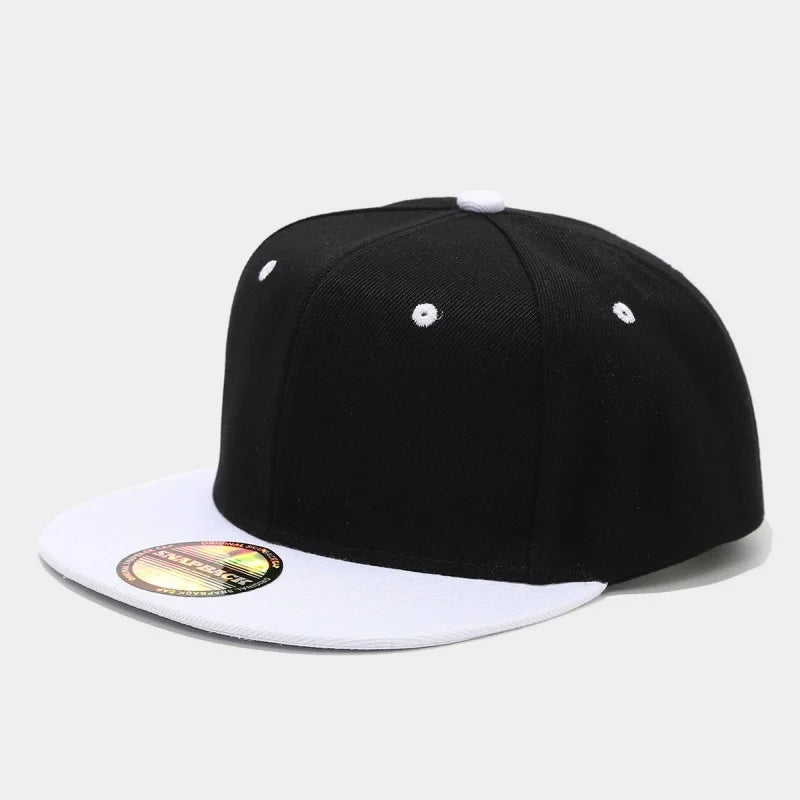 Hot Sale Cap Plain Snapback High Quality Adult Hip Hop Baseball Cap Men Women Outdoor Leisure Fashionable color blocked Hat