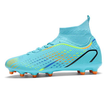Mens Football Field Boots Ultralight Turf Indoor Society Training Soccer Shoes Cleats for Kids Sneakers TF/FG Football Shoes