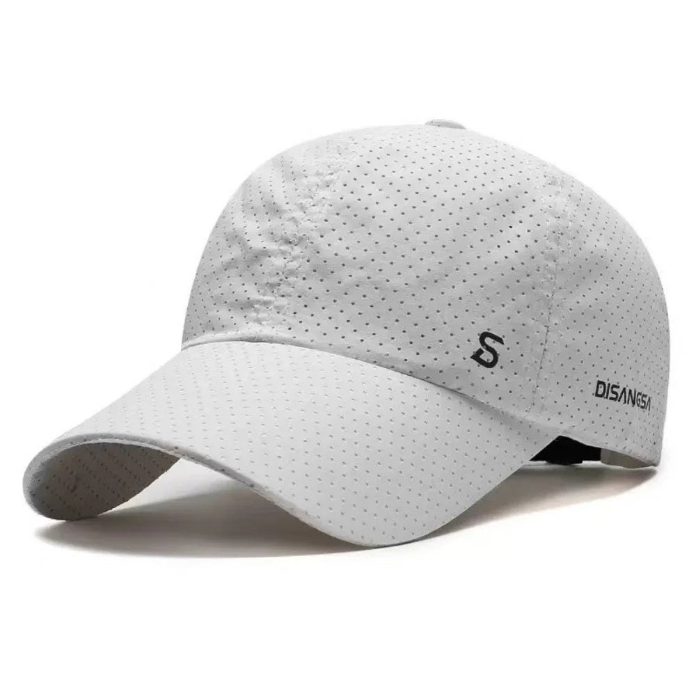Solid Running Cap Thin Quick Drying Breathable Duck Tongue Outdoor Men's Women Sun Summer Fishing Visor Baseball Cap