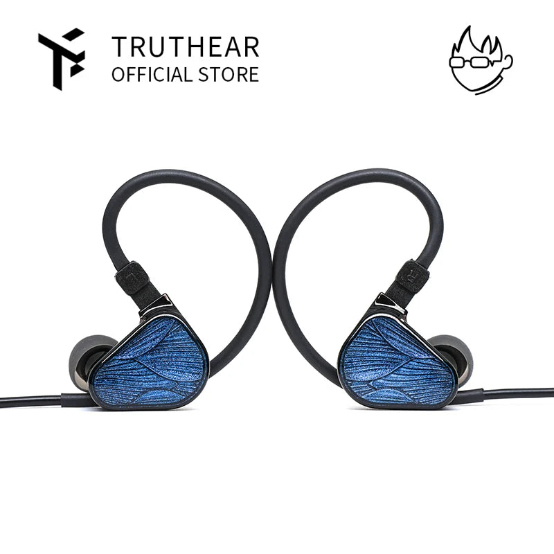 TRUTHEAR Zero:BLUE2 Earphone Dual Dynamic Drivers IEMs with Detachable Cable in Ear Headphone 0.78mm 2pin 3.5mm plug
