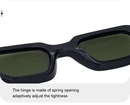 Ochelari de soare polarizați, pătrați, în stil punk, pentru bărbați, de marcă de lux, clasici, dreptunghiulari, cu protecție UV400, pentru șofat, la modă, pentru activități în aer liber