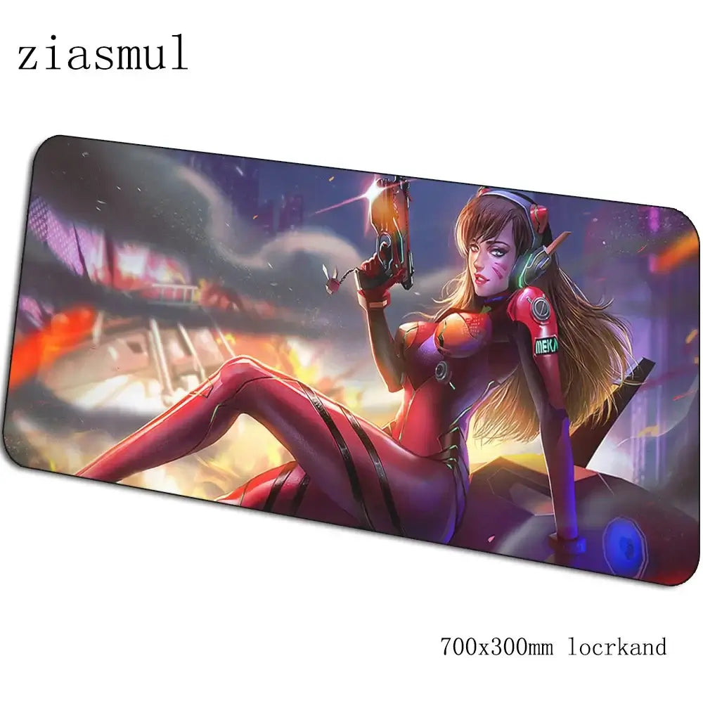 DVA-pelihiirimatto 70x30cm XL, gaming-hiirimatto PC:lle ja kannettavalle, suloinen pöytämatto pelaamiseen, joululahja pelaajalle, pelimatto, gamepad