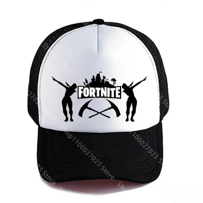 Fortnites Baseball Caps for Adult Boys Girls Cute Cartoon Summer Breathable Mesh Hat Anime Sunbonnet Headgear New Birthday Gifts