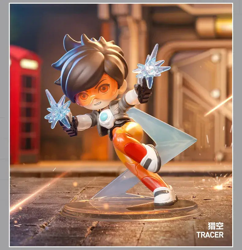 POP MART Overwatch Play of The Game Series Blind Box Mystery Box – urocze zabawki, ozdoby, figurki, dekoracje do domu, modele na biurko i lalki