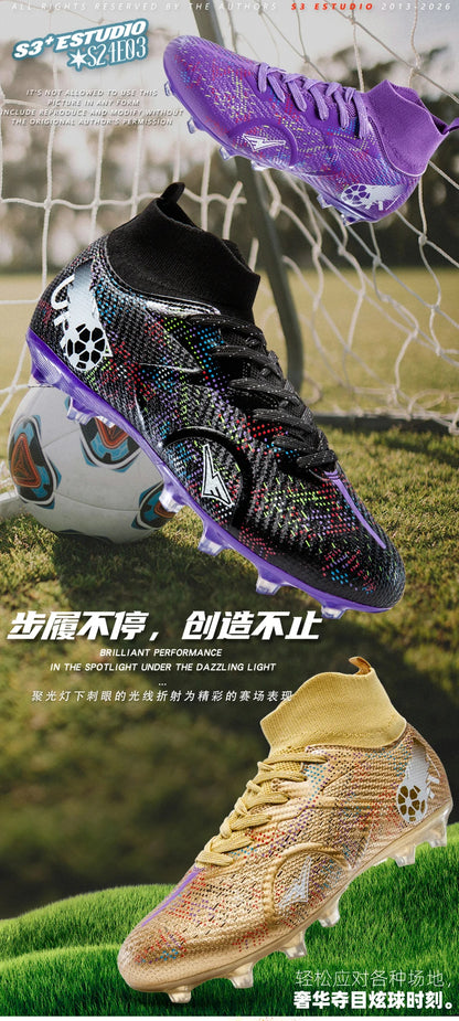 Professional Football Boots Men Soccer Shoes Society Football Cleats Ultralight Training Soccer Sneakers Men Outdoor Sports Shoe