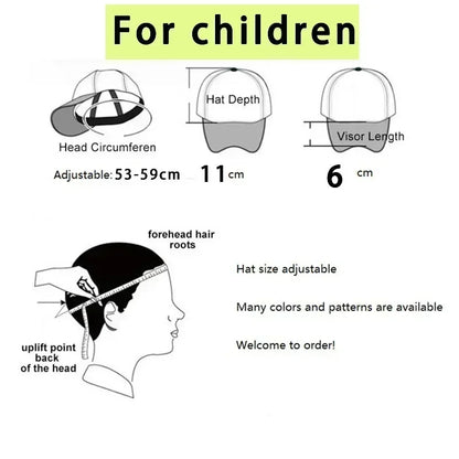 Capybara Cute Baseball Cap Girl Women Letters A-Z Anime Printed Hat Outdoor Casual Sunshade Summer Kids Boys Cap Kawaii Gift Hot