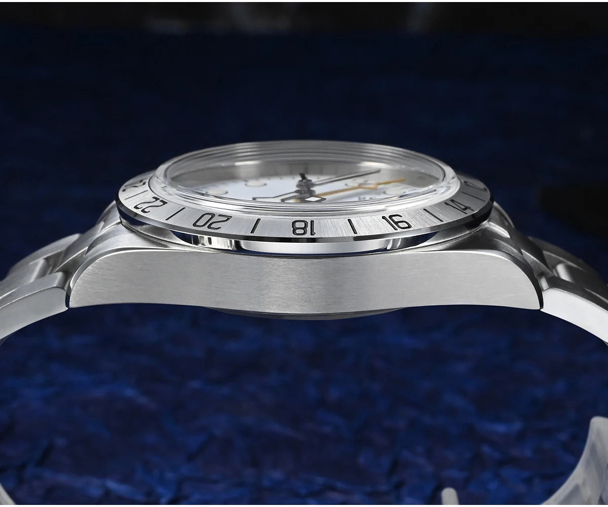 San Martin New 39mm NH34 BB GMT Automatic Mechanical Watch Sport Watch Sapphire Luminous Waterproof 100m for Men Watch SN0054