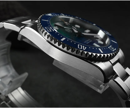 San Martin 2026 Men Diver Watch 38mm Wave Texture Dial Miyota 90S5 Automatic Mechanical Luxury Wristwatch Waterproof 200m SN0126