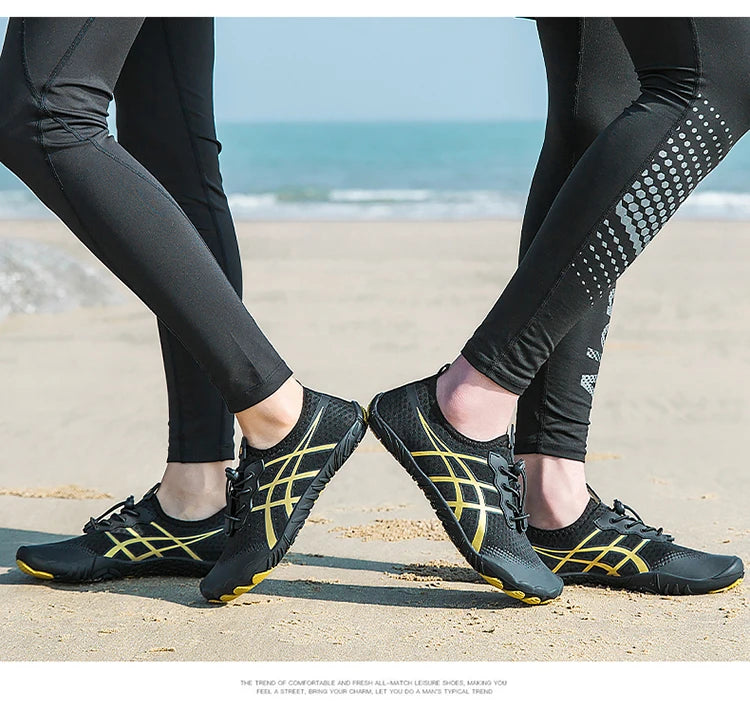 Aqua Shoes Herr Vattenskor Barfota strandskor Unisex Snabbtorkande utomhusskor Träningsskor Gymskor Sneakers Storlek 35–46