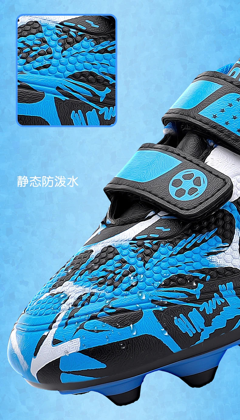 Soccer Cleats for Men and Women Breathable Lightweight Anti-Slip Firm Ground for Outdoor Football Training Match Sports