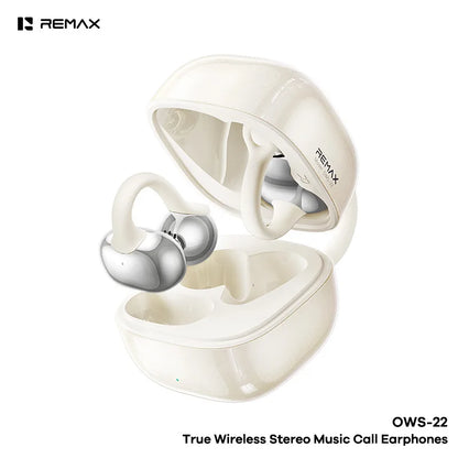 Remax OWS-22 Écouteurs à clip Bluetooth 80H OWS, Écouteurs sans fil à conduction aérienne pour le gaming, la musique, les appels et le sport 2026