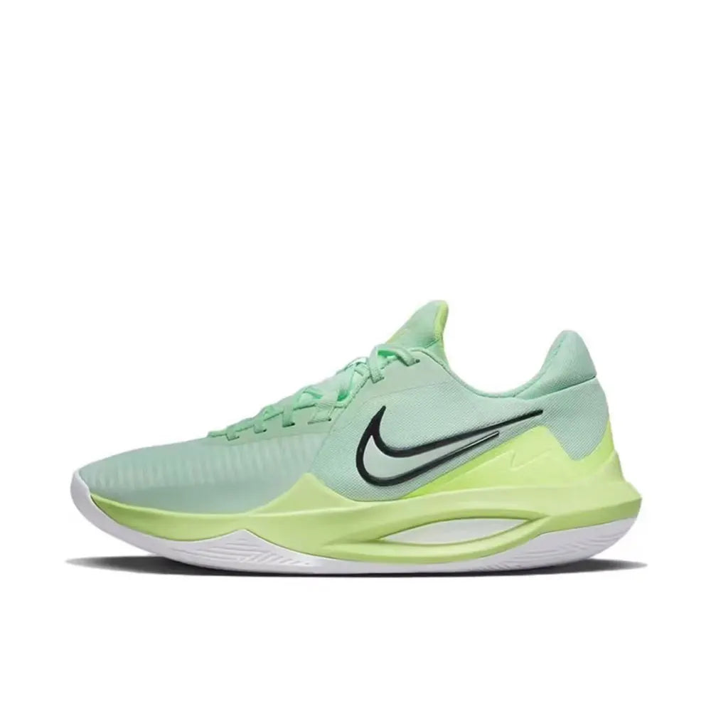 Nike Precision 6 Comfortable and Versatile Low-Top Basketball Shoes for Men in Black IO7605-040