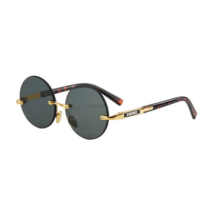 Ochelari de soare din rășină pentru bărbați, fără ramă, cu protecție UV400, ochelari de protecție stilată, ochelari de soare decorativi de vară