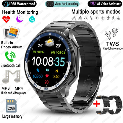 2025 New For OPPO Watch X High-End Business Watch Men 32Gb Memory Video Playback Smart Watch Sports Fitness Waterproof Bracelet