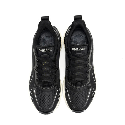 Zapatillas de running ONEMIX con nueva amortiguación para hombre, aptas para corredores de peso elevado, deportivas con cordones para mujer, antideslizantes, de exterior, zapatillas atléticas masculinas