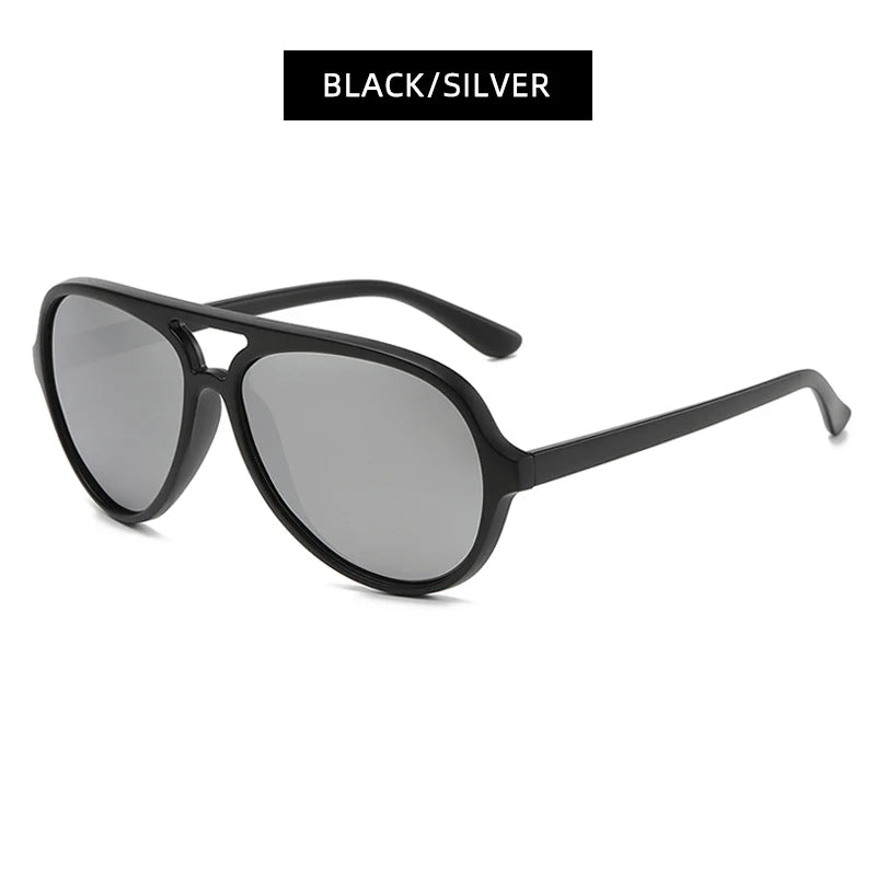 Ochelari de soare polarizați Classic Pilot pentru bărbați și femei, ochelari de soare retro mici în stil aviație, pentru bărbați și femei, la modă, cu protecție UV400, pentru condus