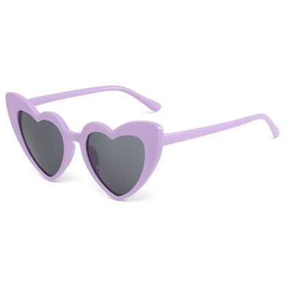 1 buc. Ochelari de soare în formă de inimă cu personaje de desene animate pentru copii, ochelari de soare pentru bebeluși, băieți și fete, ochelari de soare UV400, cadouri pentru copii, ochelari de modă pentru petreceri