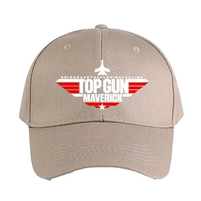 TOP GUN MAVERICK Men Classic Vintage Baseball Cap Adjustable Dad Hat with Curved Brim Casual Outdoor Sports